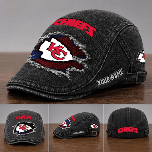 PREMIUM NFL X KCC Casual Adjustable Newsboy Cap