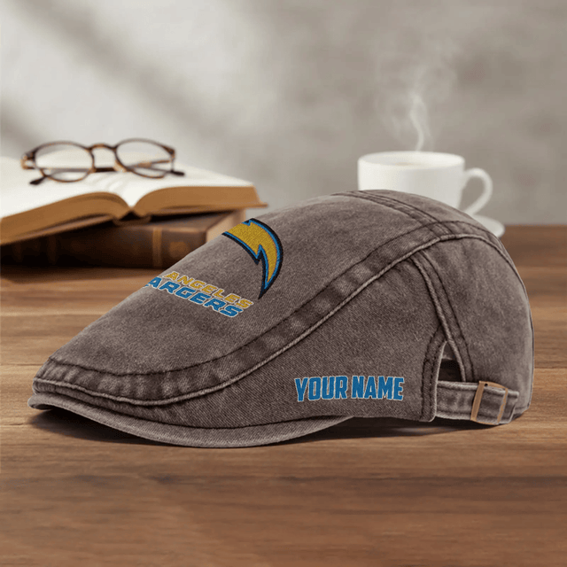 PREMIUM NFL X LAC EXCLUSIVE CLASSIC l Adjustable Newsboy Cap