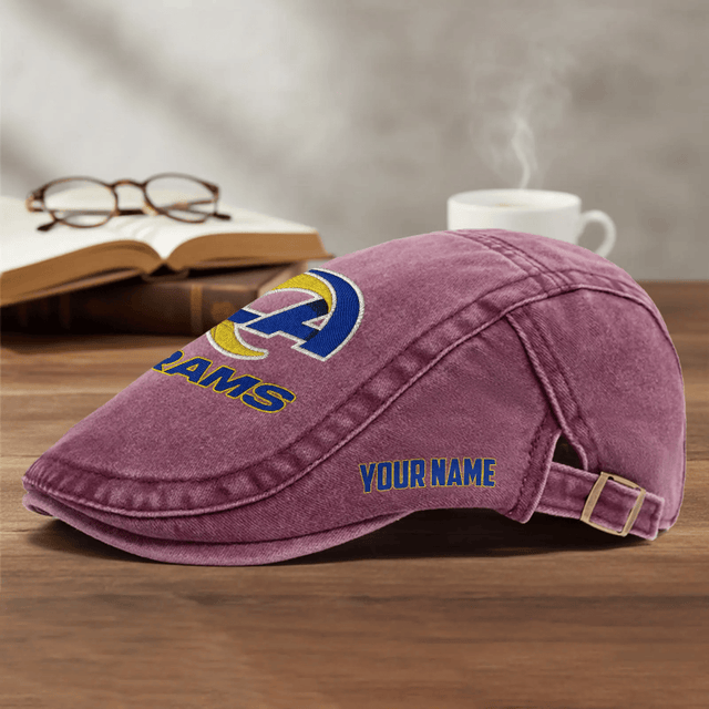 PREMIUM NFL X LAR EXCLUSIVE CLASSIC l Adjustable Newsboy Cap