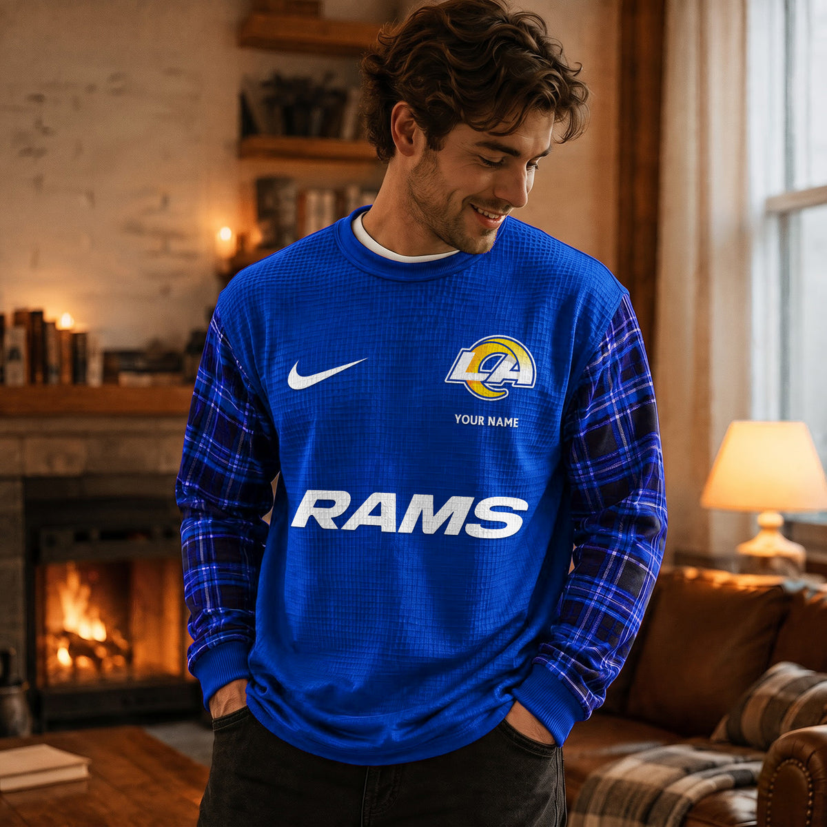 PREMIUM NFL X LAR EXCLUSIVE PERSONALIZED CLASSIC SWEATSHIRT LIMITED EDITION