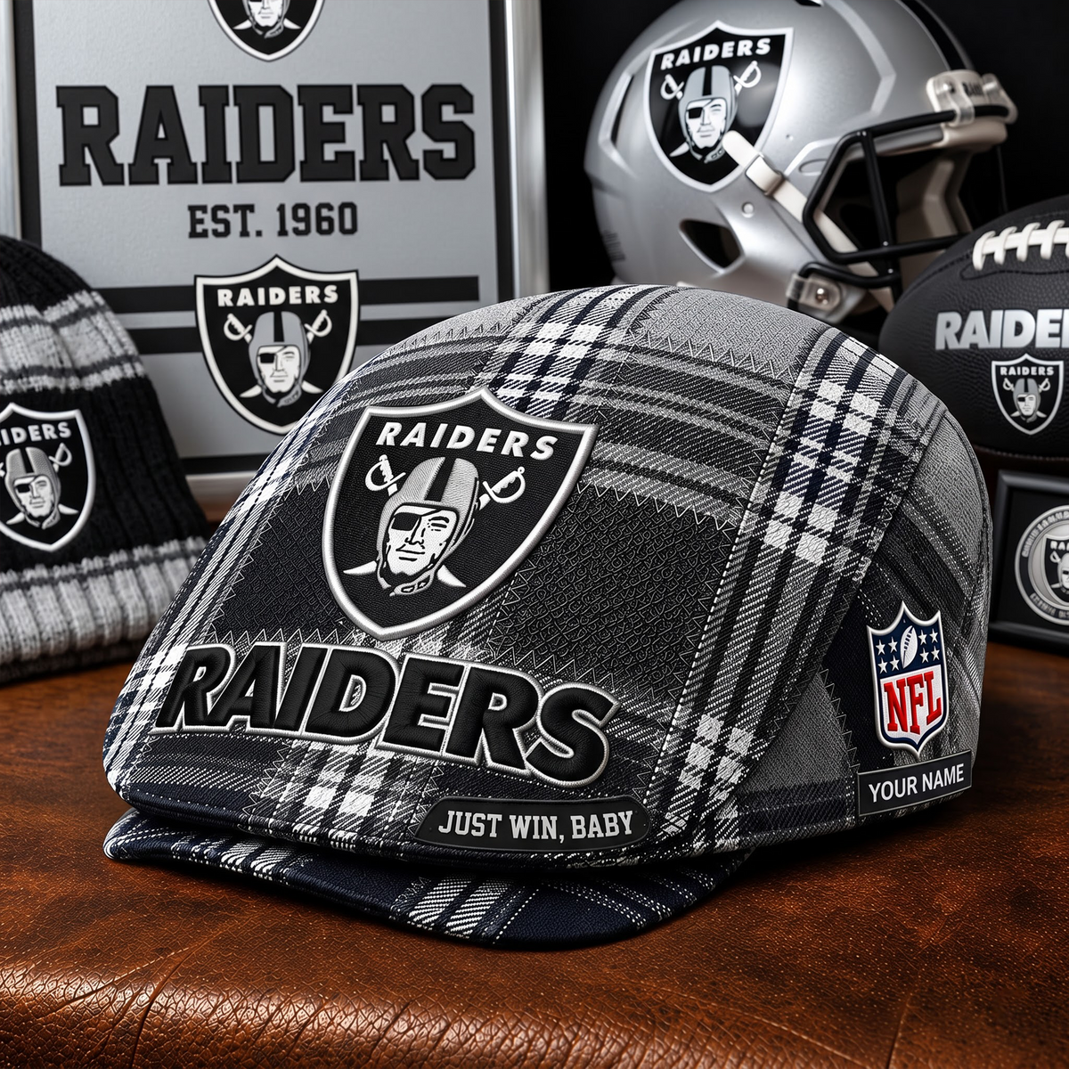 PREMIUM NFL X LVR EXCLUSIVE CLASSIC  JEFF CAP PERSONALIZED LIMITED EDITION