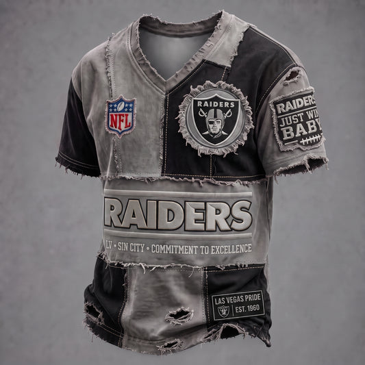 PREMIUM NFL X LVR GAMEDAY EXCLUSIVE  V-Neck T-Shirt