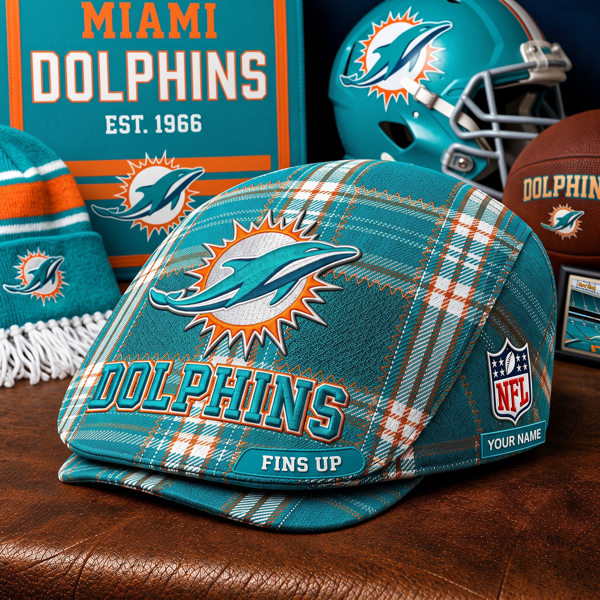 PREMIUM NFL X MD EXCLUSIVE CLASSIC  JEFF CAP PERSONALIZED LIMITED EDITION