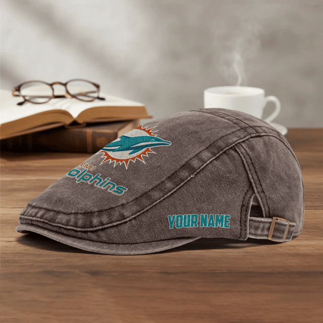 PREMIUM NFL X MD EXCLUSIVE CLASSIC l Adjustable Newsboy Cap