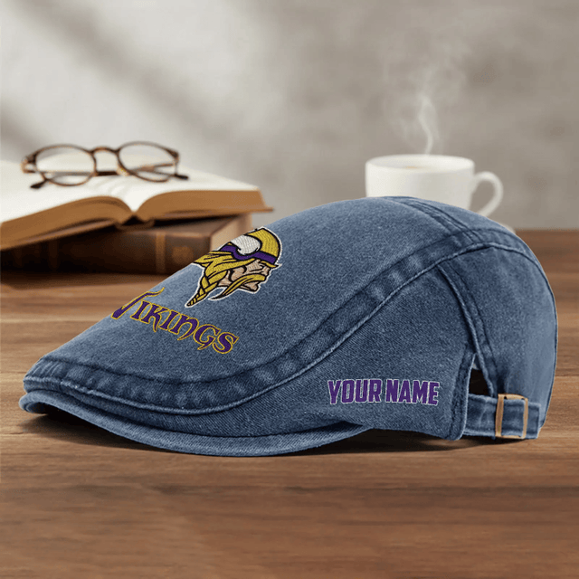 PREMIUM NFL X MV EXCLUSIVE CLASSIC l Adjustable Newsboy Cap