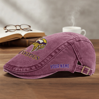 PREMIUM NFL X MV EXCLUSIVE CLASSIC l Adjustable Newsboy Cap