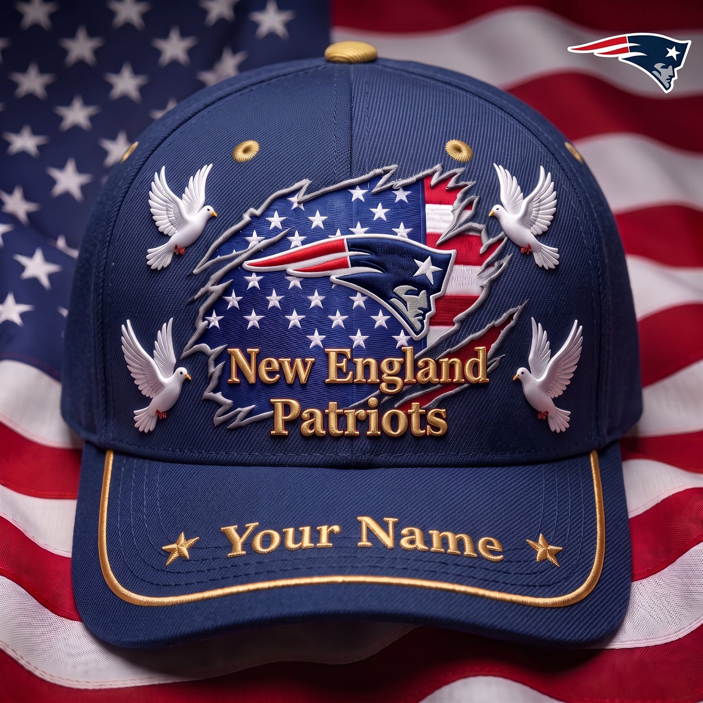 PREMIUM NFL X NEP GAMEDAY LUXURY CUSTOME NAME CAP