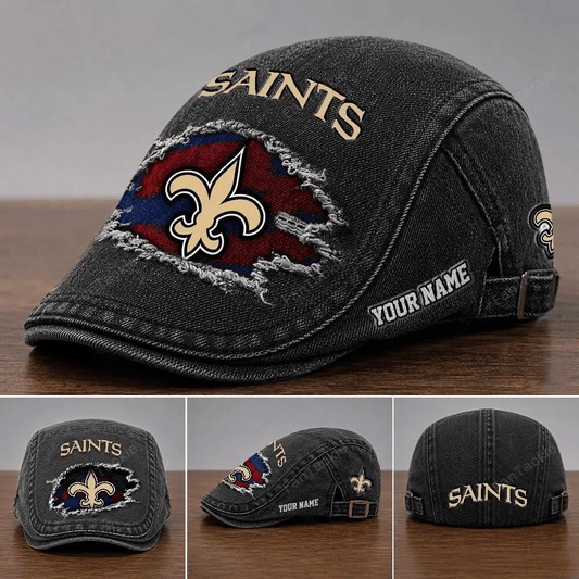 PREMIUM NFL X NO Casual Adjustable Newsboy Cap