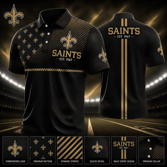 PREMIUM NFL X NO GAMEDAY LUXURY POLO SHIRT 190626
