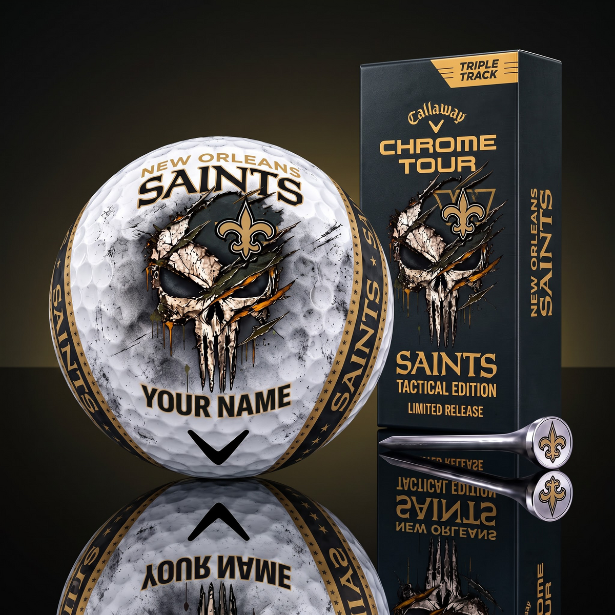 PREMIUM NFL X NOS EXCLUSIVE PUNISHER GOLF BALL CUSTOMIZE LIMITED EDITION