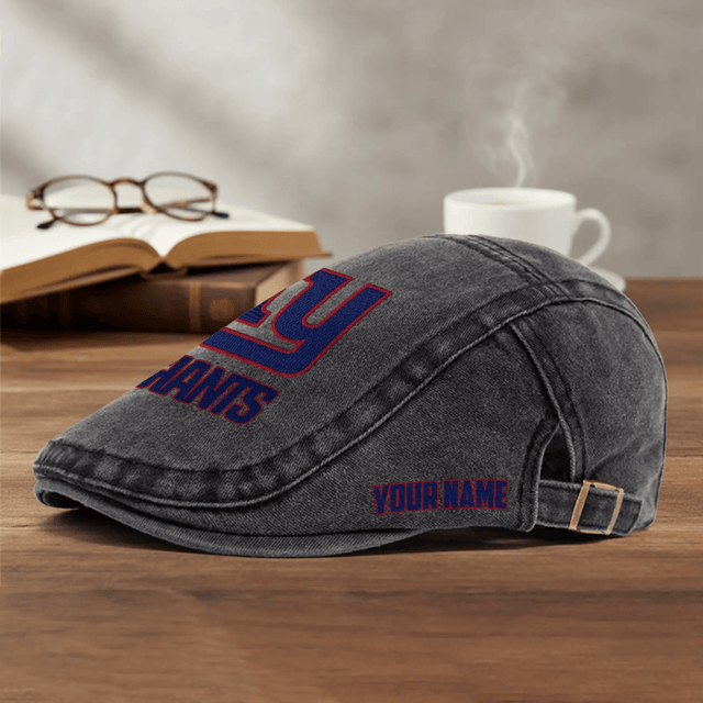 PREMIUM NFL X NYG EXCLUSIVE CLASSIC l Adjustable Newsboy Cap