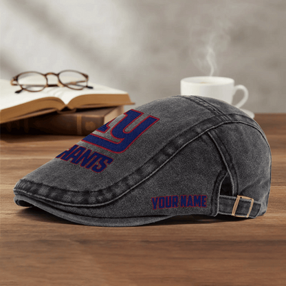 PREMIUM NFL X NYG EXCLUSIVE CLASSIC l Adjustable Newsboy Cap