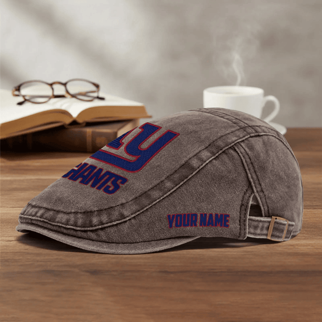 PREMIUM NFL X NYG EXCLUSIVE CLASSIC l Adjustable Newsboy Cap