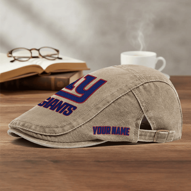 PREMIUM NFL X NYG EXCLUSIVE CLASSIC l Adjustable Newsboy Cap