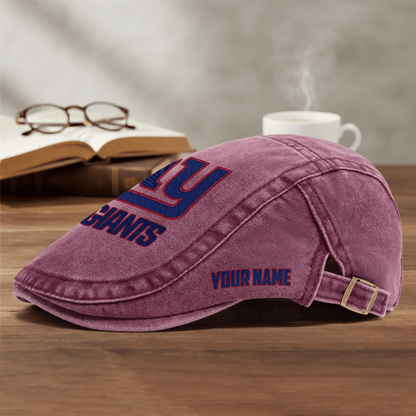 PREMIUM NFL X NYG EXCLUSIVE CLASSIC l Adjustable Newsboy Cap