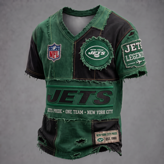 PREMIUM NFL X NYJ GAMEDAY EXCLUSIVE  V-Neck T-Shirt