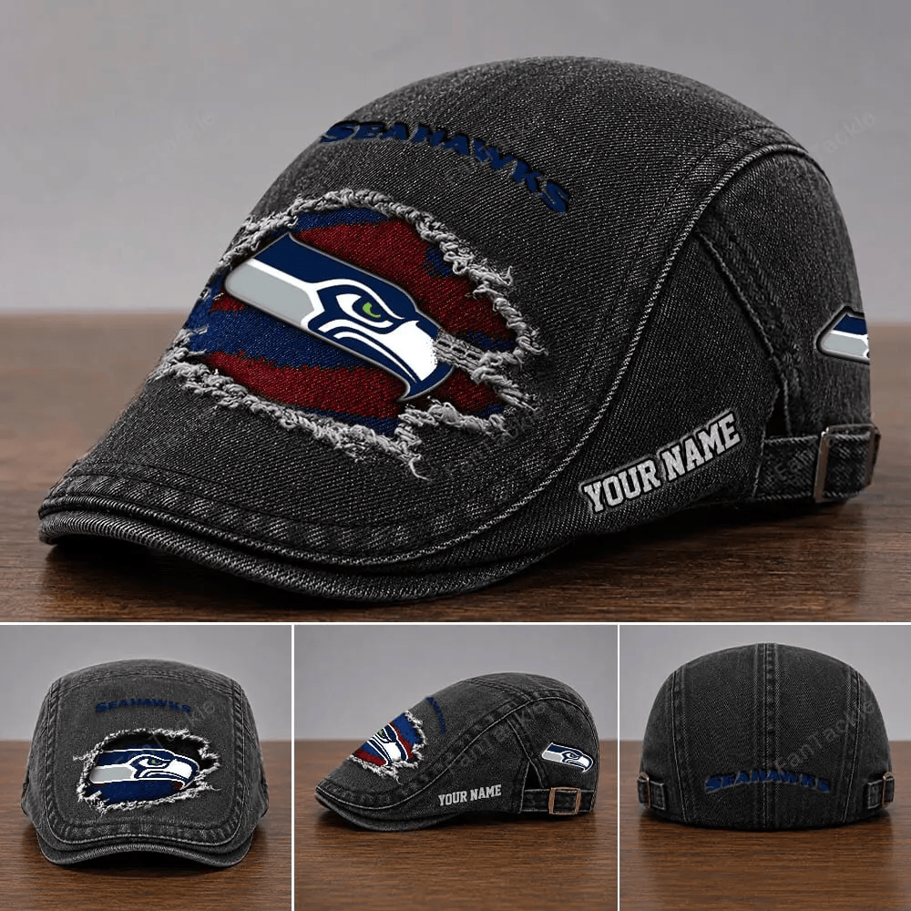 PREMIUM NFL X SEA Casual Adjustable Newsboy Cap