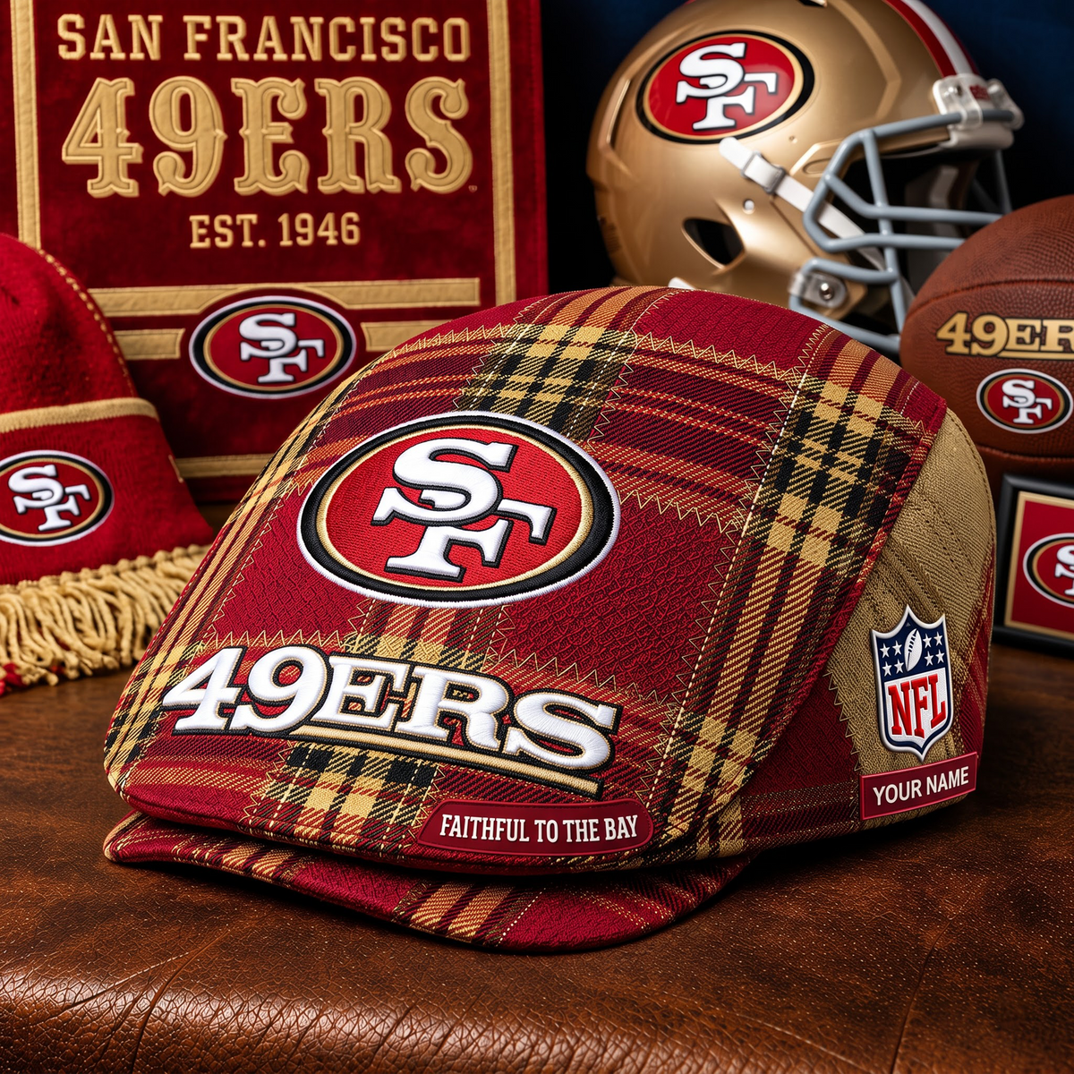 PREMIUM NFL X SF EXCLUSIVE CLASSIC  JEFF CAP PERSONALIZED LIMITED EDITION