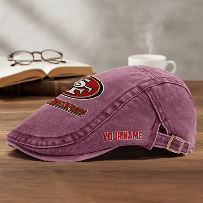 PREMIUM NFL X SF EXCLUSIVE CLASSIC l Adjustable Newsboy Cap