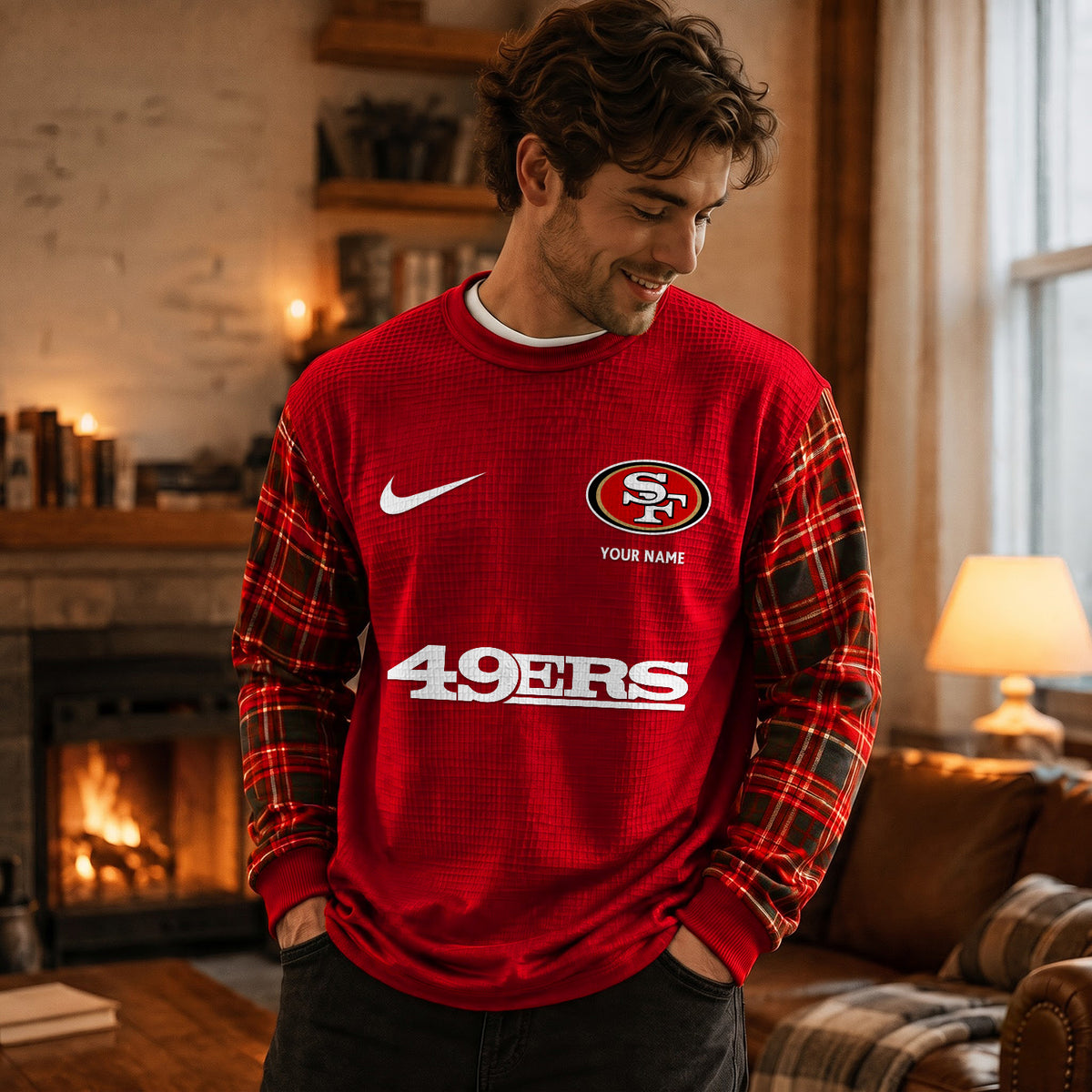 PREMIUM NFL X SF EXCLUSIVE PERSONALIZED CLASSIC SWEATSHIRT LIMITED EDITION