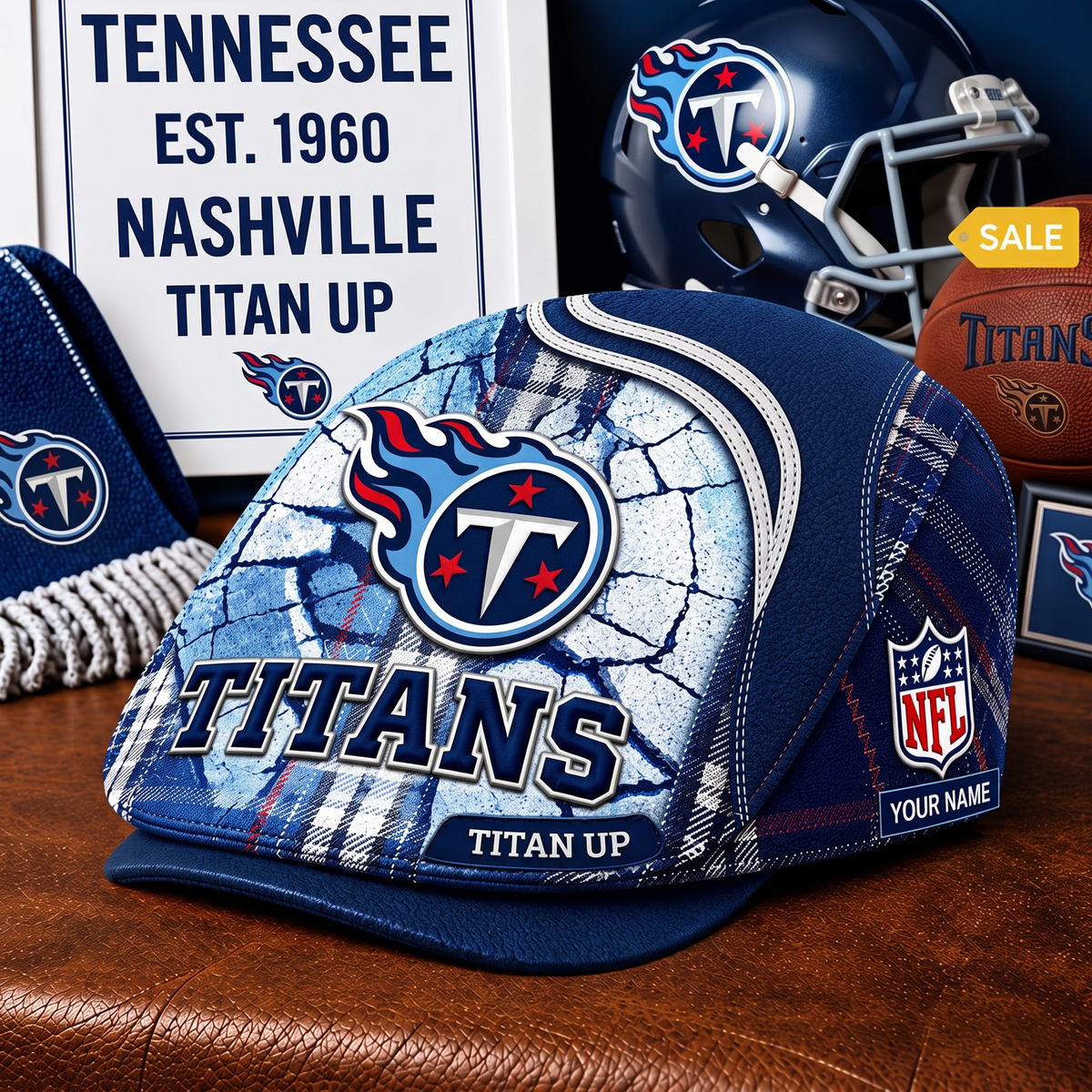 PREMIUM NFL X TT EXCLUSIVE PERSONALIZED JEFF CAP V3 LIMITED EDITION