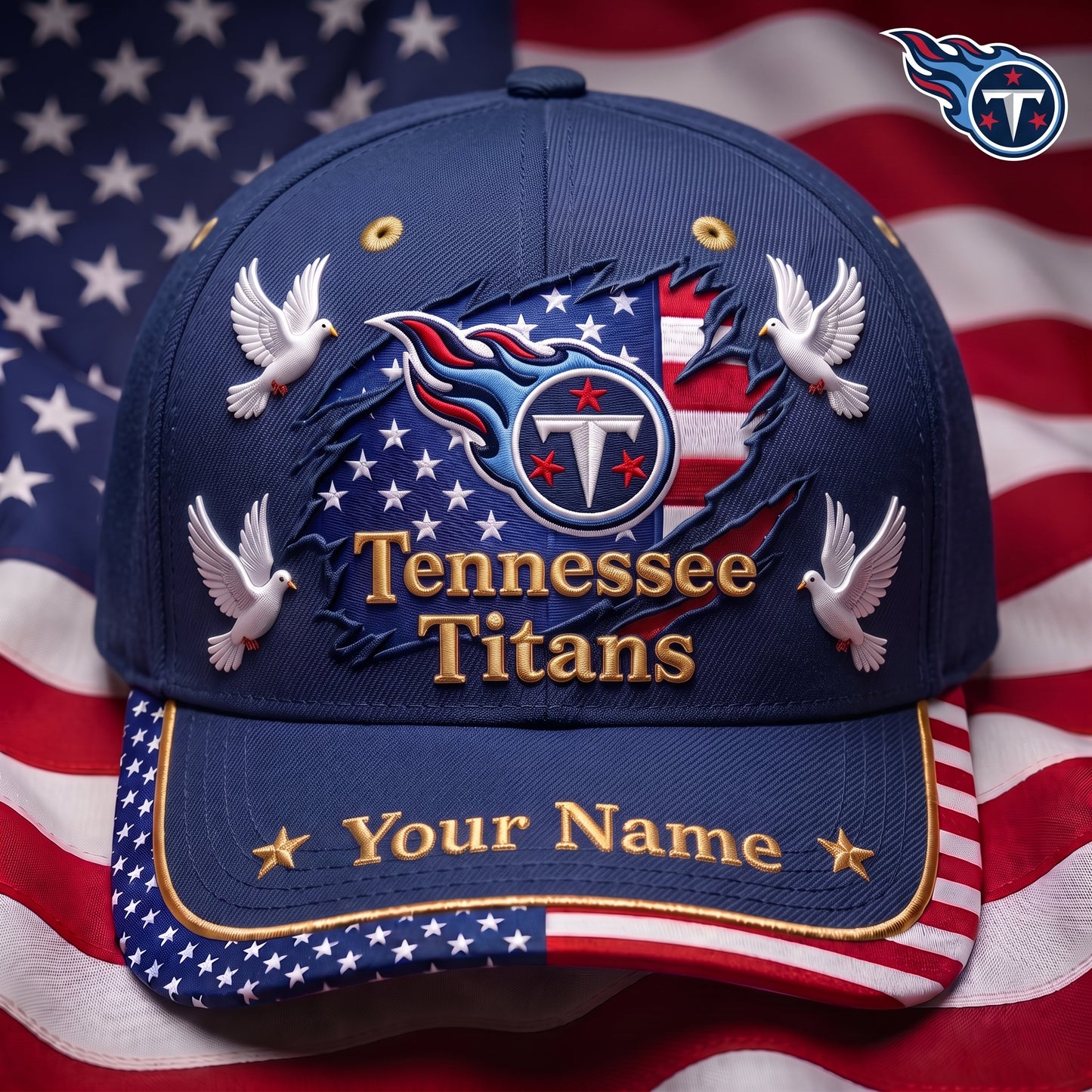 PREMIUM NFL X TT GAMEDAY LUXURY CUSTOME NAME CAP