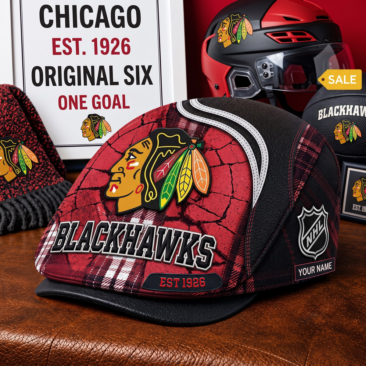 PREMIUM NHL X CB EXCLUSIVE PERSONALIZED JEFF CAP V3 LIMITED EDITION