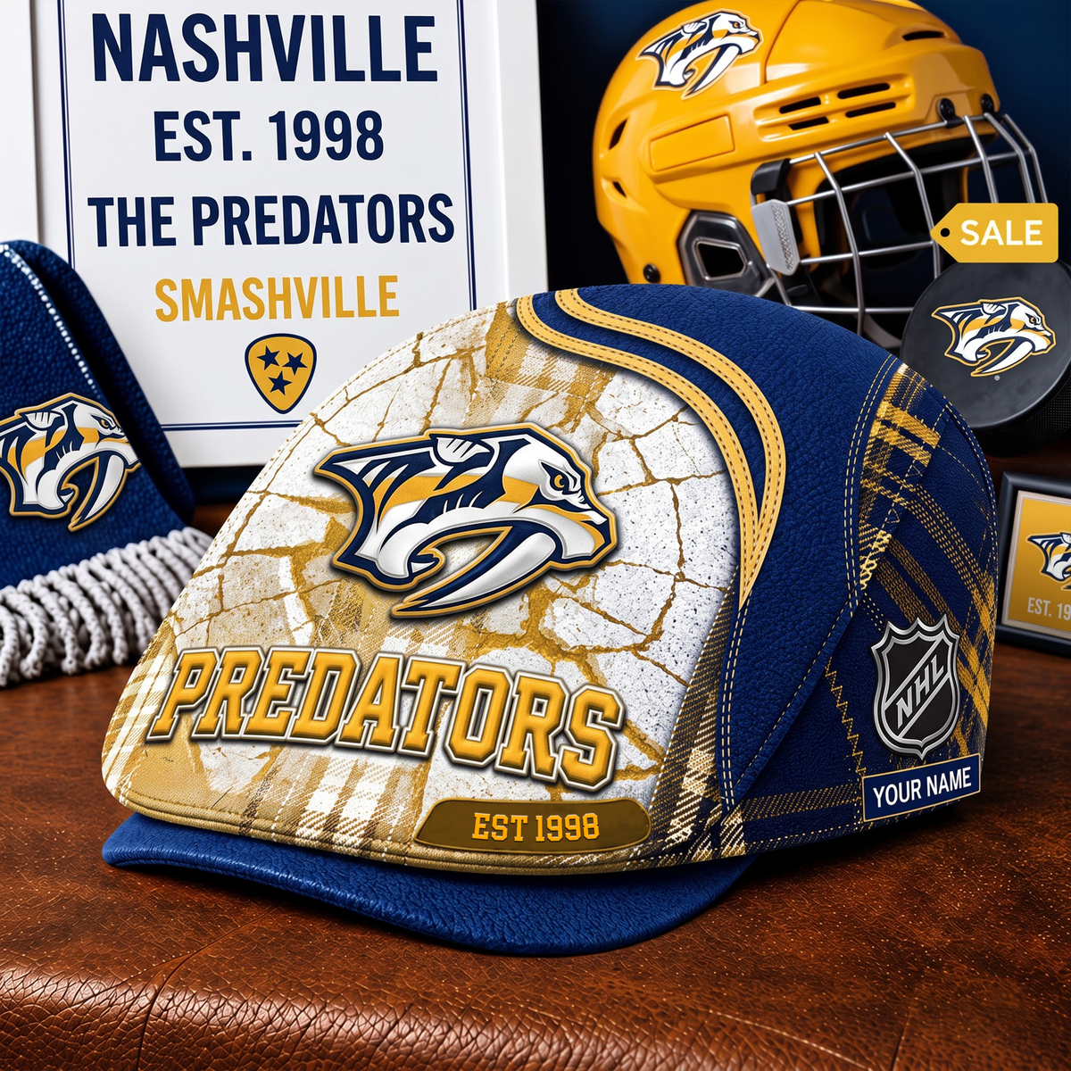 PREMIUM NHL X NP EXCLUSIVE PERSONALIZED JEFF CAP V3 LIMITED EDITION