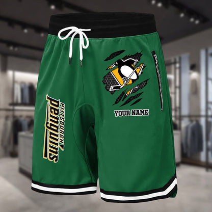 PREMIUM NHL X PP Summer Fitness Breathable Basketball Shorts NDT NHM 240426