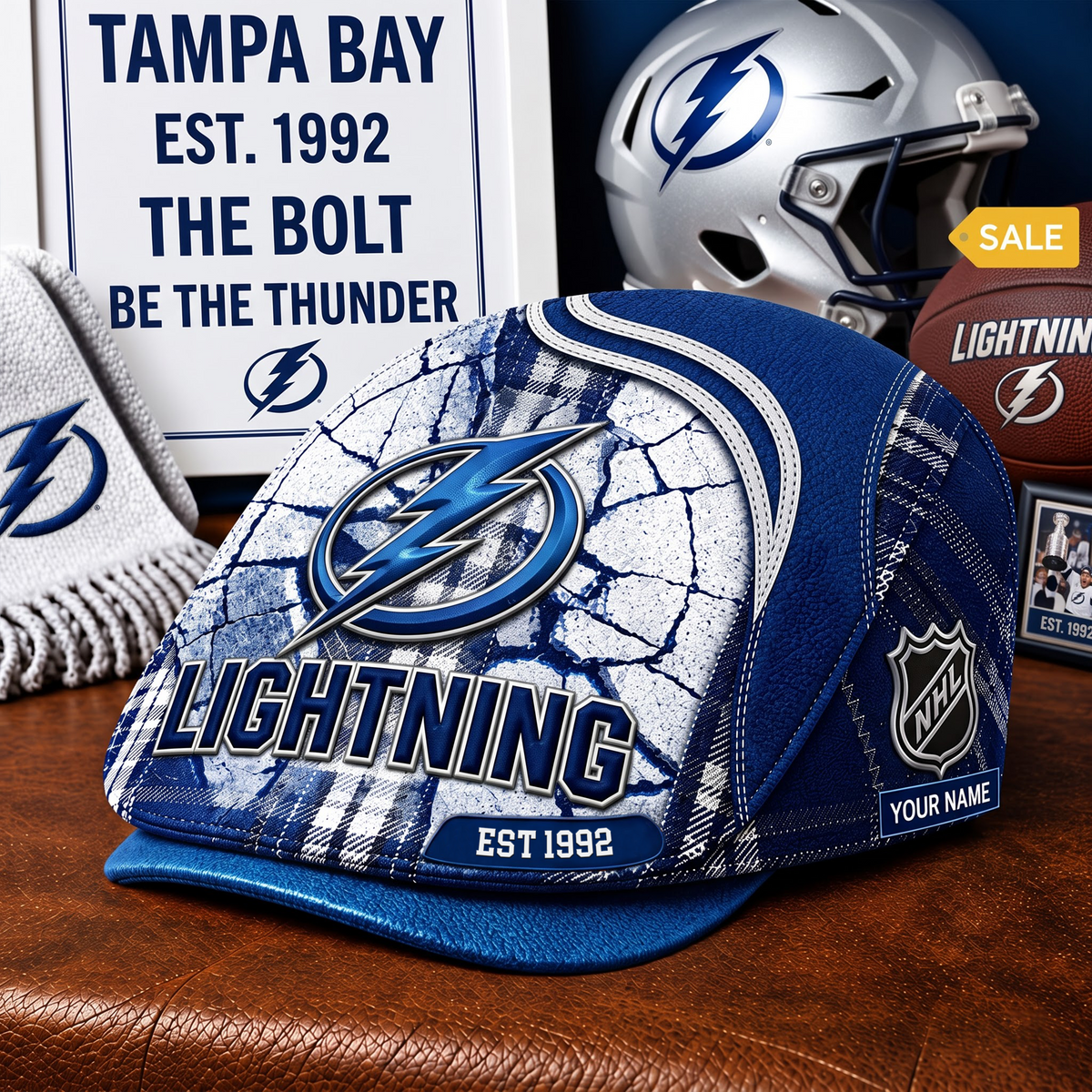 PREMIUM NHL X TBL EXCLUSIVE PERSONALIZED JEFF CAP V3 LIMITED EDITION