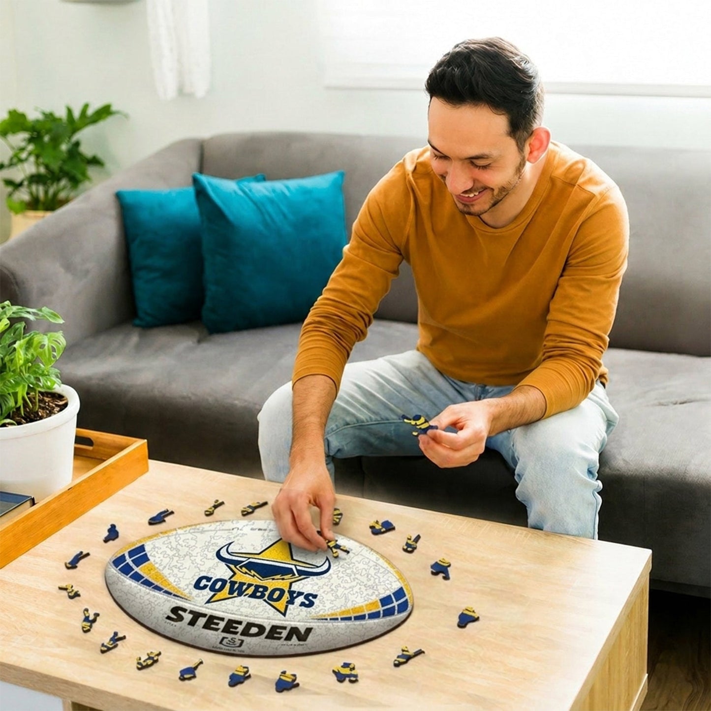 PREMIUM NRL X NQC 3D Wooden Puzzle Gift For Fan Limited Editions NDT NHM 030626