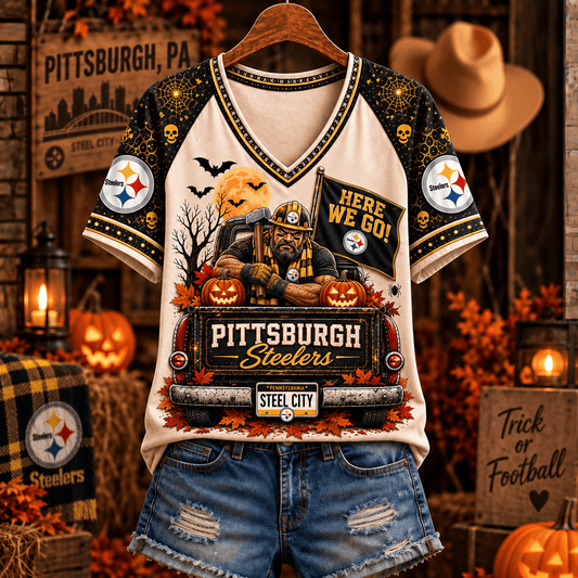 PS Premium Halloween V-Neck T Shirt Gift For Fan