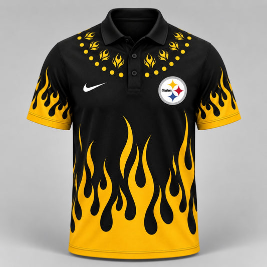 PS Premium NFL Flame Performance Polo Shirt