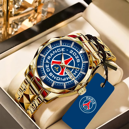 PSG x Champions 2026 Alloy Luxury Quartz Watch V1 DATND TANTD 310526