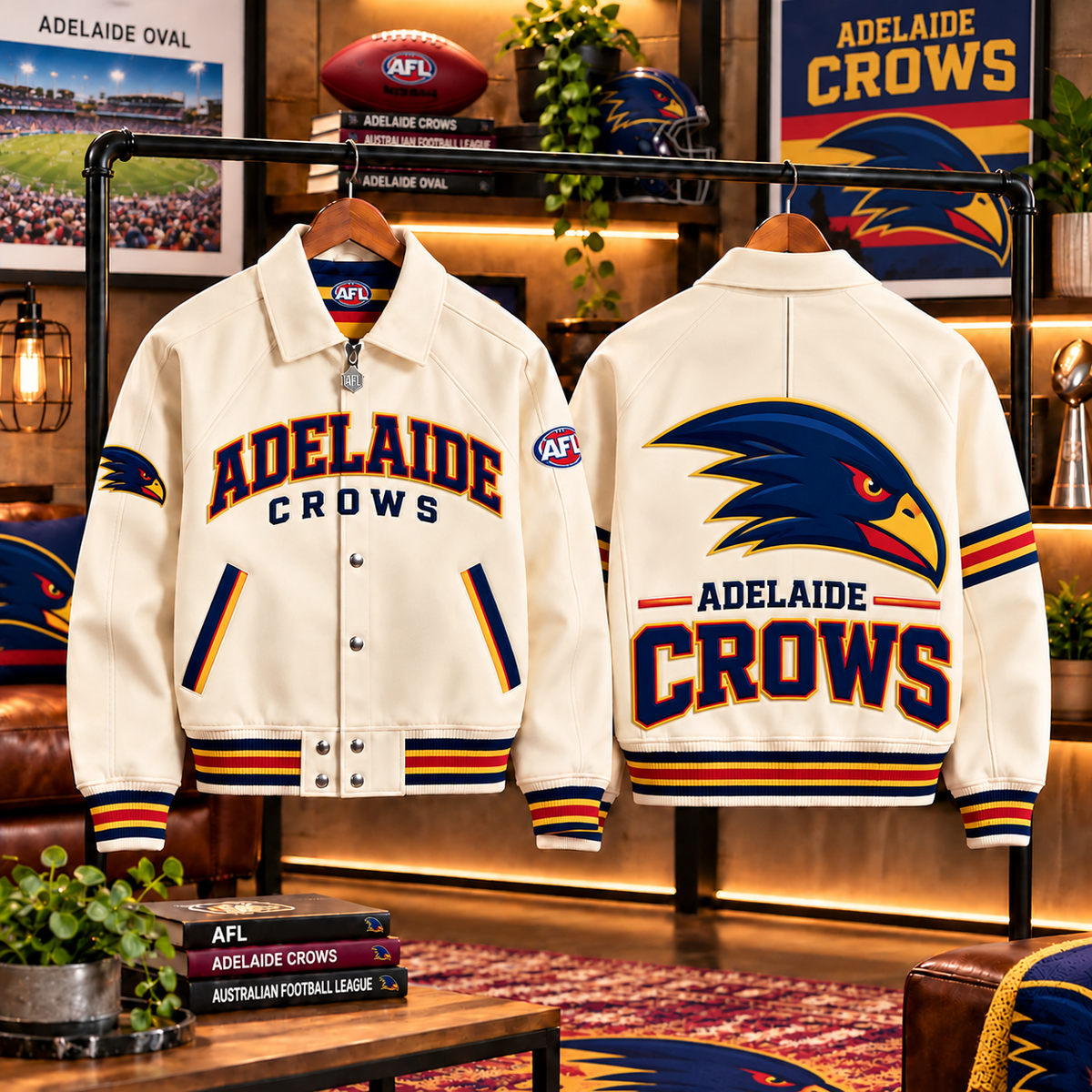 Premium AFL AC LETTERMAN JACKET