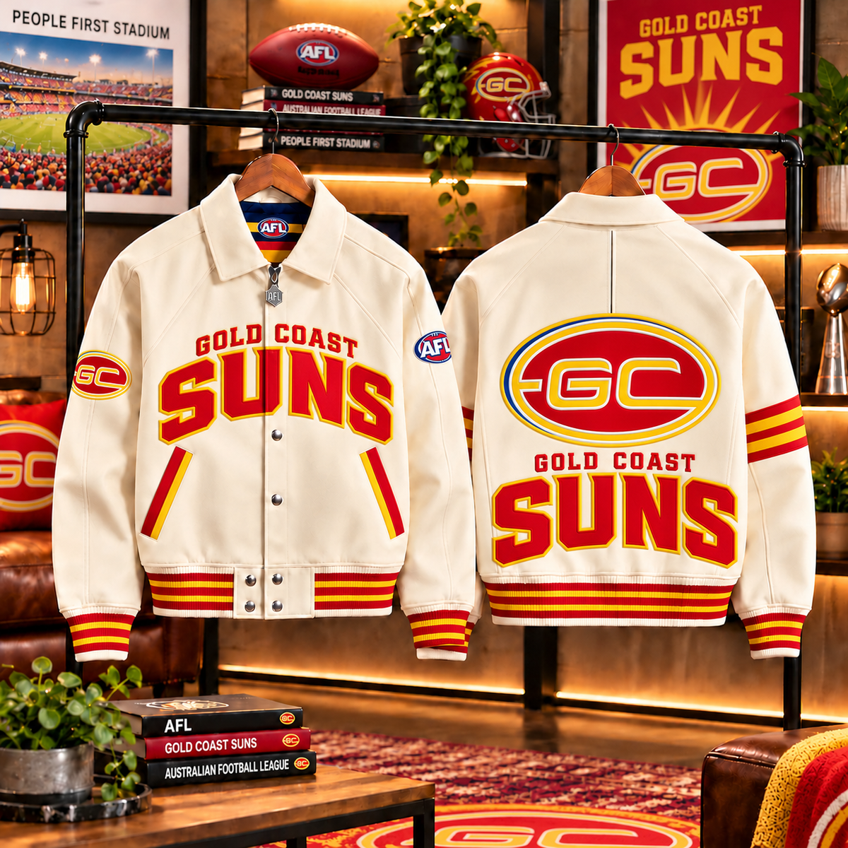 Premium AFL GCS LETTERMAN JACKET