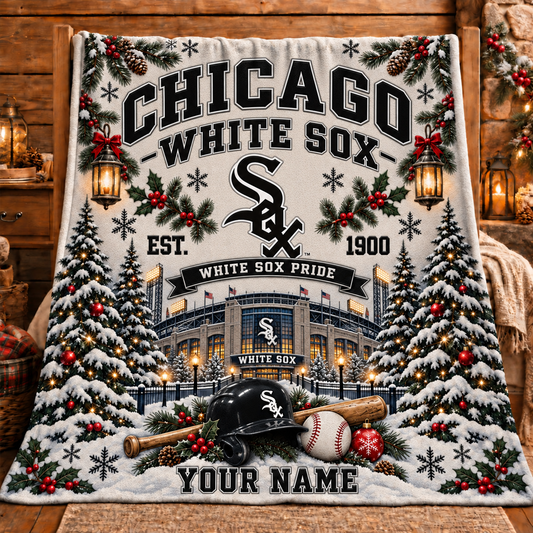 Premium MLB x CWS Pride Personalized Name Blanket