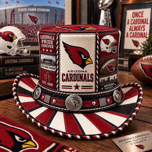 Premium NFL AC Leather Top Hat