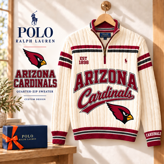 Premium NFL AC Long Zip Polo Shirt