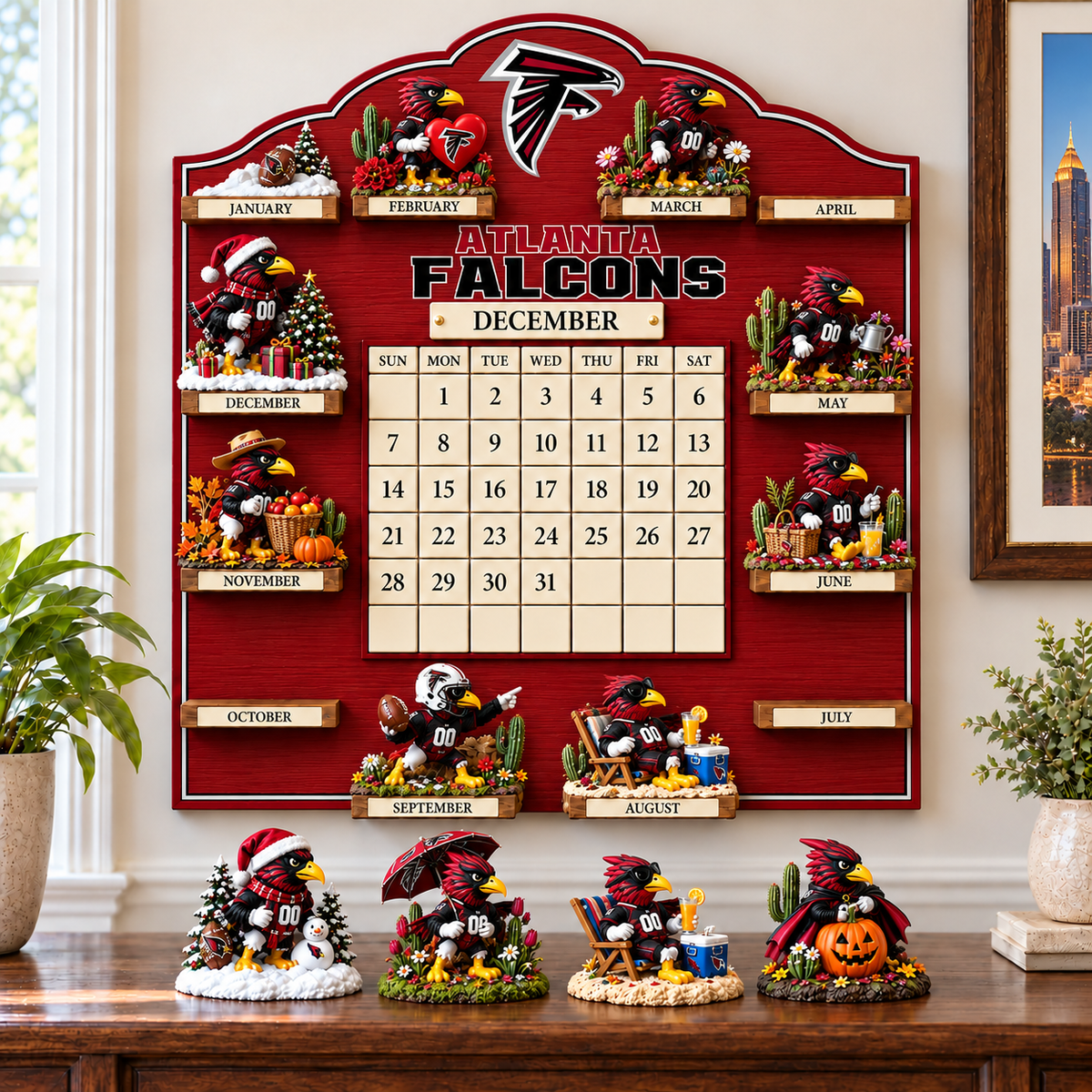Premium NFL AF Perpetual Wall Calendar