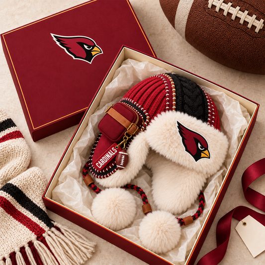 Premium NFL ARI Plush Trapper Hat