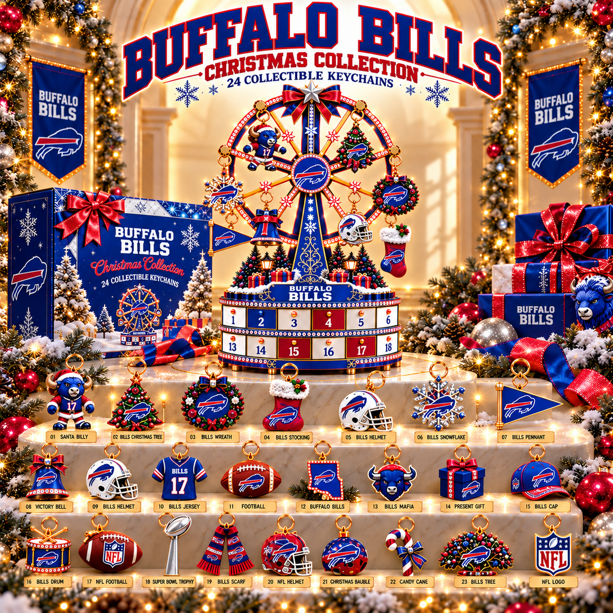 Premium NFL BB Christmas Advent Calendar