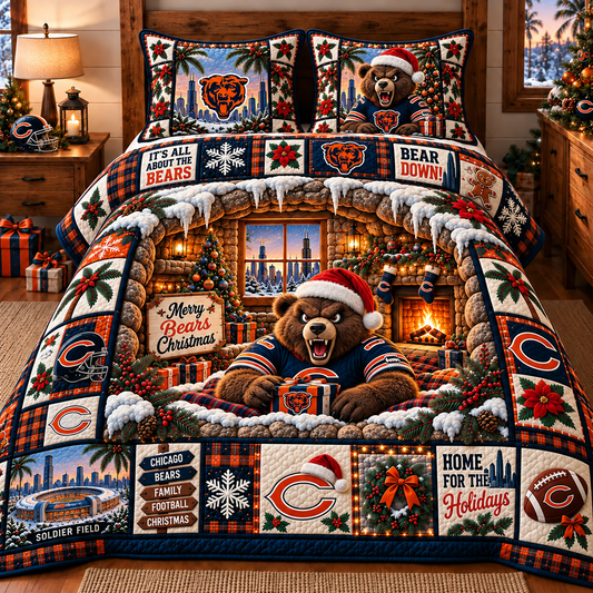 Premium NFL CHI Bedding Set