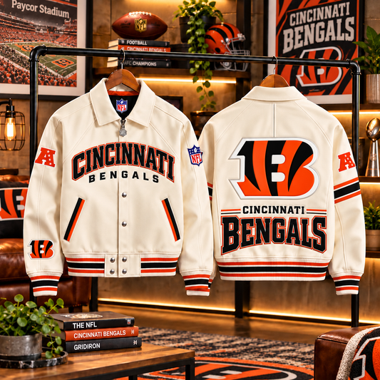 Premium NFL CIN LETTERMAN JACKET