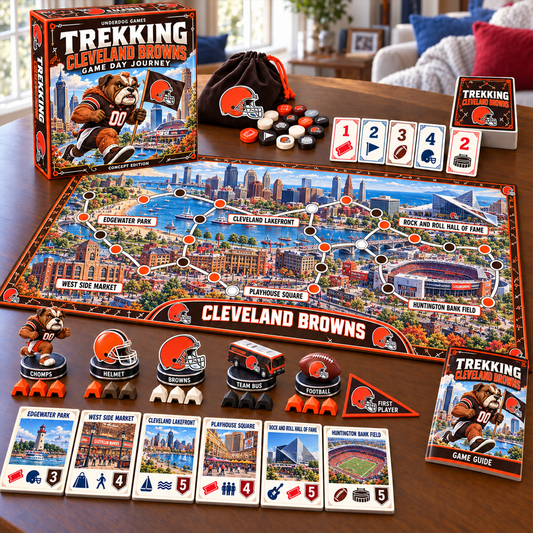 Premium NFL CLE Trekking Adventure Board Game