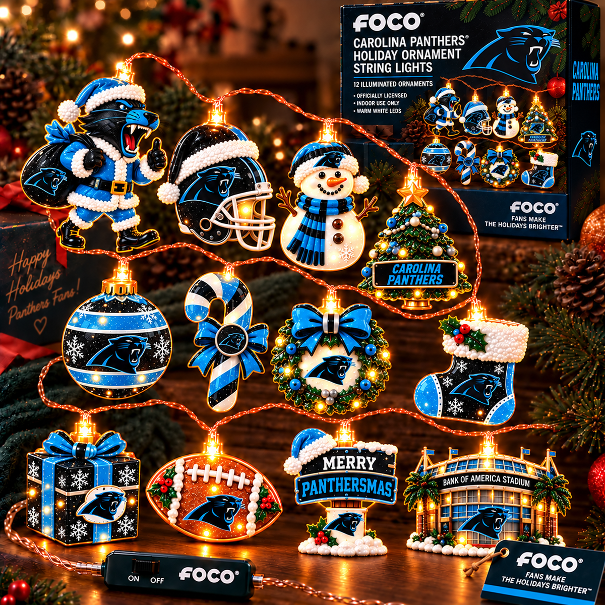 Premium NFL CP Decorative Christmas Led String Light