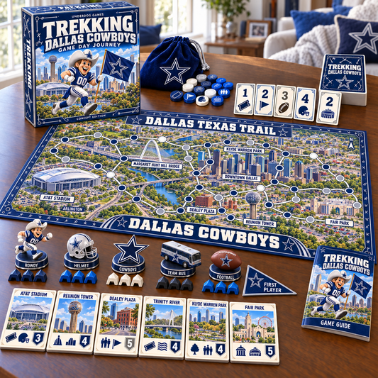 Premium NFL DAL Trekking Adventure Board Game