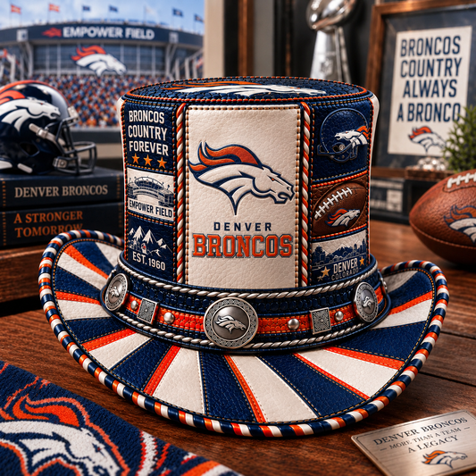 Premium NFL DB Leather Top Hat