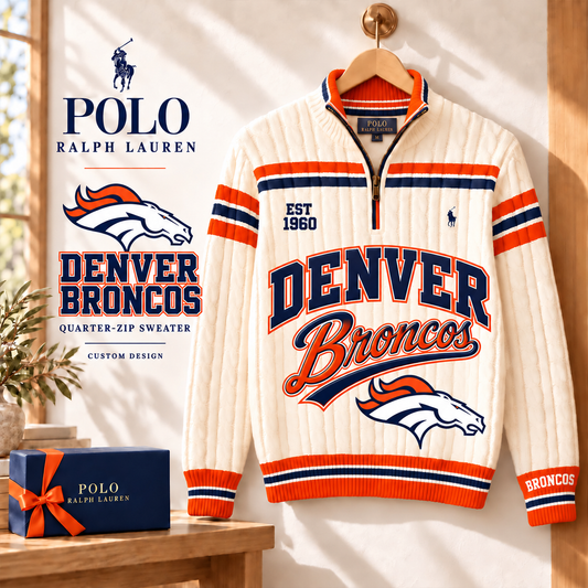 Premium NFL DB Long Zip Polo Shirt