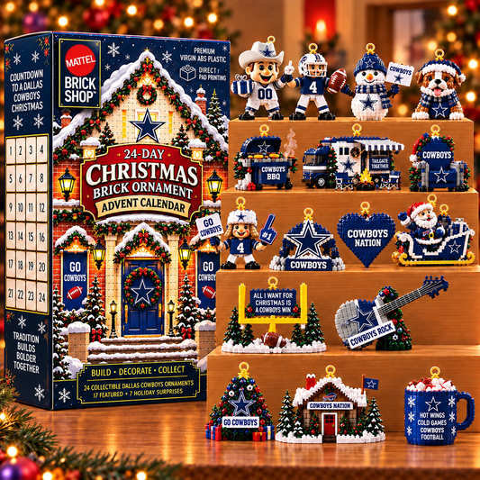 Premium NFL DC Christmas Brick Ornament Advent Calendar